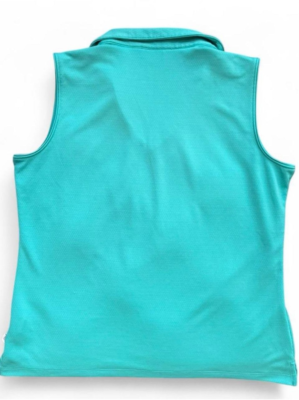 Lady Hagen Teal Sleeveless Polo Top with Light Gray Skort - Picture 8 of 8